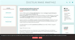 Desktop Screenshot of docteurmartinez.com